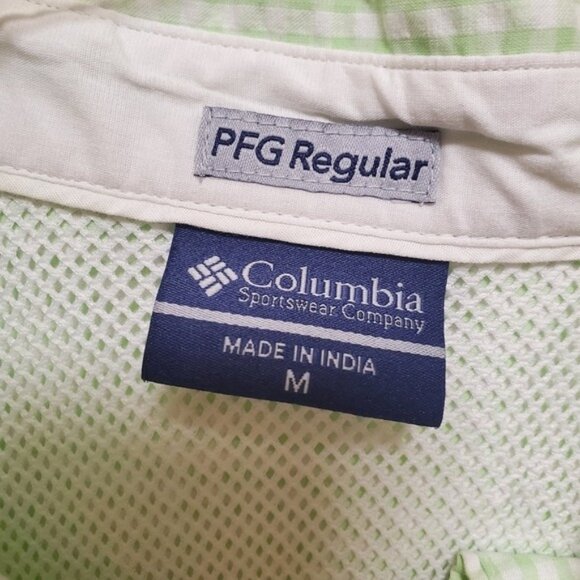 Columbia Searsucker Button Down Long Sleeve Shirt PFG Regular - Picture 9 of 10